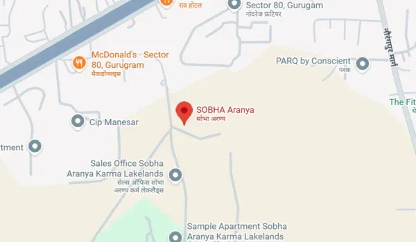 Featured Image of Sobha Aranya Location