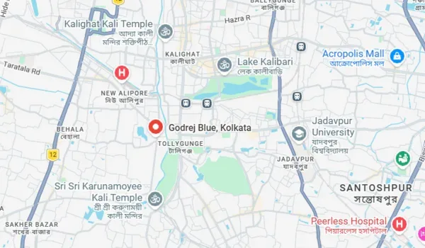 Featured Image of Godrej Blue Location