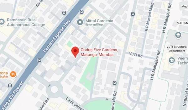 Featured Image of Godrej Five Gardens Location